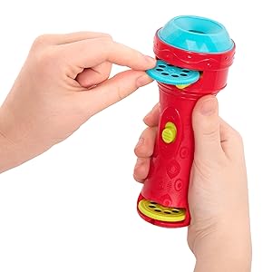 B-toys-Projector-Flashlight-2-Image-Reels-Planet-Alien-Projections-Space-Toys-for-Kids-4-Years-Light-Me-To-The-Moon-Red-lrmBX188-3